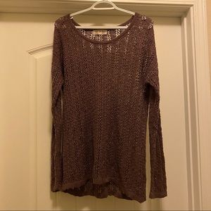 Light eggplant sweater